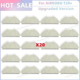 Fit For AIRROBO T20+ / T25+ / T30+ / L40+ / L50+ / L60+ / FIXR T20 Parts Main Roller Side Brush Filter Mop Cloth Pad Dust Bag