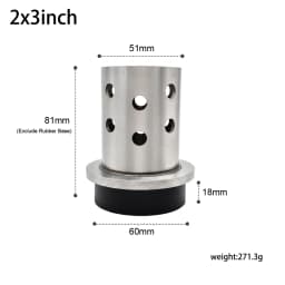Mini Perforated Stainless Steel Casting Flask with Rubber Base for Jewelry Vacuum Lost Wax Casting Mold Tool