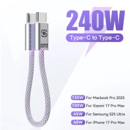 SIKAI Silicone Powebank Case for Anker Prime Power Bank (20K, 220W) Shockproof Cover with Cable Organizer Ring Lanyard Hole