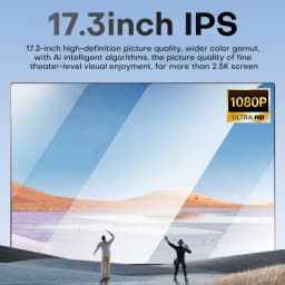 Xiaman 17.3" Ultar Slim Business Laptop Computer intel Pentium 6500Y Windows 11 Pro Notebook PC Laptops with Backlit Keyboard