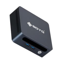 SOYO Mini PC Y5 Power Intel Core i7 8th Gen CPU 16GB DDR4 RAM 512GB M.2 SSD Mini Desktop PC Dual 4K Display WiFi5 BT4.2 Type-C