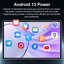 Android 13 Portable Tablet 10 Core 20000mAh Battery 16GB RAM 1TB Storage 16MP+32MP Dual Camera 5G WiFi Suitable for Student DailyAndroid 13 Portable Tablet 10 Core 12000mAh Battery 16GB RAM 1TB Storage 16MP+32MP Dual Camera 5G WiFi  Entertainment and Gift