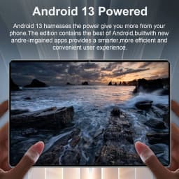 10.36 Inch HD 5G Tablet 2025 Android 13 16GB RAM 1TB ROM 12000mAh 10 Core Dual SIM WiFi GPS WPS Dual Camera With Keyboard