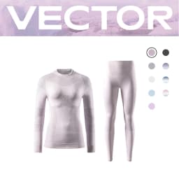 VECTOR Men Women Ski Thermal Underwear Sets Quick Dry Functional Compression Tracksuit Tight Snowboarding Tops and Pants Adult