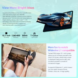 Teclast P30 Tablet 10.1 inch Android 16 12GB RAM 128GB ROM 1280x800 Unisoc T7200 Octa Core 6000mAh 5G&2.4G Wi-Fi