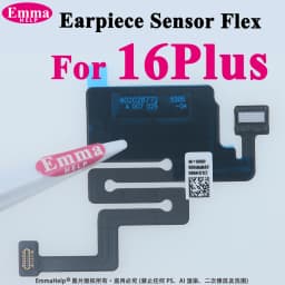 Earpiece Sensor Proximity Flex Cable Light for iPhone 16 Pro Max 15 Plus 14 17 Pro Mic Ear Speaker Microphone Repacement