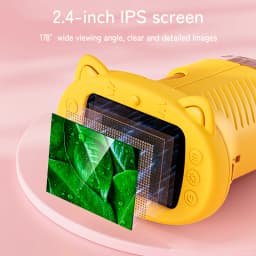 Digital Microscope for Kids Toys 1000X Handheld Microscope with 2.4" IPS Screen, Science Toy with Photo & Video Capture