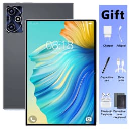 2026 New Android 13 Tablet 16GB RAM 1TB ROM 10 Core Processor 12000mAh Large Battery 16MP+32MP Dual Camera 5G WiFi Portable Tablet for Online Study Video Watching Home Entertainment Daily Use Nice Holiday Gift