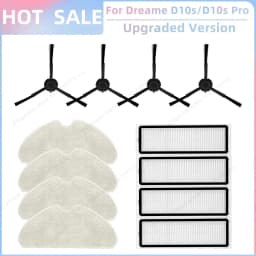 Fit For Dreame F10 RLF11SA, D9 Max Gen 2 / D10s / D10s Pro Vacuum Parts Main Roller Side Brush Filter Mop Cloth Accessories