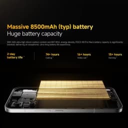 POCO X8 Pro MAX 5G NFC Smartphone 6.83 "Dimensity 9500S Processor 8500 mAh Battery 50MP Light Fusion 600 Sensor Camera with OIS
