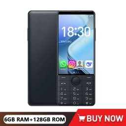UNIWA DOOV R70 4G Smart Touch Screen Keypad Mobile Phone Android 14 4 Inch 6GB RAM+128GB ROM 2120mAh Whatsapp Russian keyboard