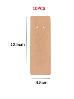 Keychain Necklace Paper Display Holder Keyring Organizers Cards Transparent Self-Sealing Bags for Making Packaging Findings