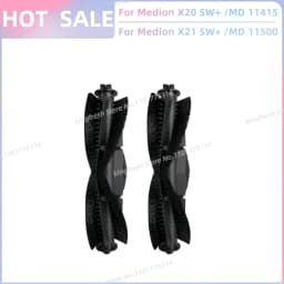 Fit For Medion X20 SW+ / MD 11415, Medion X21 SW+ / MD 11500 Vacuum Parts Main Roller Side Brush Hepa Filter Mop Cloth Dust Bag