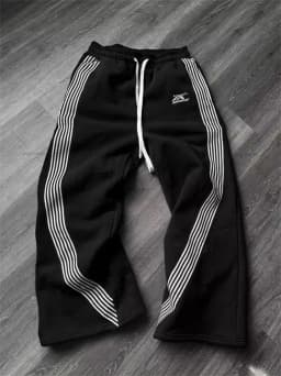 Y2k Embroidered Black Gray Casual Pants Camo Functional Tactical Functional Men's Women's Premium Jogging Drawstring Sweatpants