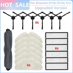 Fit For Dreame F10 RLF11SA, D9 Max Gen 2 / D10s / D10s Pro Vacuum Parts Main Roller Side Brush Filter Mop Cloth Accessories