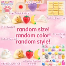 Jumbo Kawaii Squishy Slow Rising Squeeze PU Popcorn Animals Anti Stress Relief Squishies Toy Christmas Gift For Children Kids