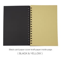 STONEGO Soft Cover Spiral Notebook Natural Environmentally Blank Sketch Book Pad Notepad Unlined Kraft Paper Cover