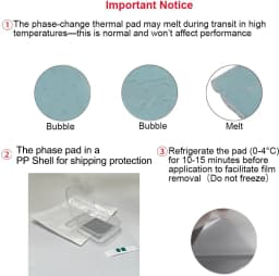 100% Honeywell- PTM7950 0.25mm Thermal Pad 8.5 W/mk Phase Change Silicone Pad Laptop CPU GPU Thermal Conductive Paste Grease