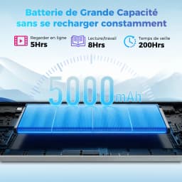 Laptop Laptop Full HD + Intel Celero N5095, 16 Go RAM, 512 Go SSD, Keyboard AZERTY French backlit with digital keypad, fingerprint unlock, Windows 11, WiFi Dual Band, bluetooth, PC Portable ideal for