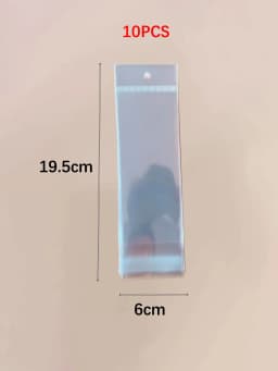 Keychain Necklace Paper Display Holder Keyring Organizers Cards Transparent Self-Sealing Bags for Making Packaging Findings