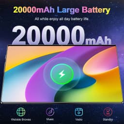 2026 Global Version New Tablet 20000mAh  16GB+1T 10.36inch HD 4K Android13 5G Dual SIM Phone Call WiFi GPS WPS Tablet PC