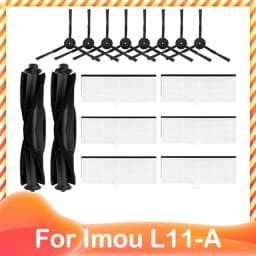For Imou L11 A L11 Vacuum Cleaner Spare Accessories Main Side Brush Hepa Filter Dust Bag Mop Cloths Rag Replacement Parts