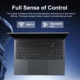 BLUEING 15.6 Laptop Computer Intel Pentium 6500Y (Up to 3.4GHz) Windows 11Pro Laptop IPS 16GB 512GB NVMe SSD Numeric Keyboard WIFI 5