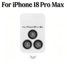 1-3Sets Easy Install Clear AR Lens Cap For iPhone 18 17 Pro Max Duo 17Air 18Pro 18PM Dust Free Camera Protector Tempered Glass