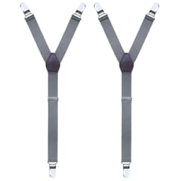 2Pcs/Set Men's Shirt Holders Stays Y-Shaped 3 Metal Clips Adjustable Elastic Leg Suspenders Straps Non-slip Sock Garter Clamps