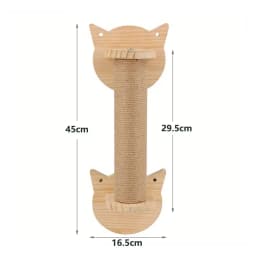 Wall Mounted Cat Climbing Shelf Wooden Hammock Bed Steps Perch Scratching Post Indoor Cat Furniture For Kitten Playing Sleeping