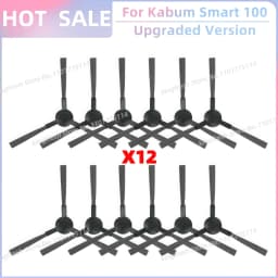 Fit For ( Kabum Smart 100 KBSF007, Nedis WIFIVCR001CBK, Nedis WIFIVCB01 ) Vacuum Parts Side Brush FIlter Mop Cloth Rubber Strip