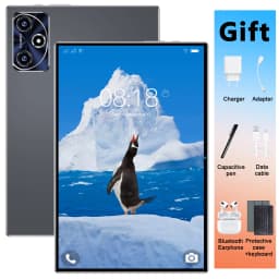 2026 New Tablet Android 13 12000mAh Large Battery 16MP+32MP Camera 10 Core 5G WiFi Portable 16GB RAM 1TB ROM For Ebook Reading