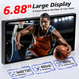 OUKITEL C61 GT Cell Phone Unlocked 6.88" Display Smartphone,5150mAh Battery Phone,  16GB+128GB/TF 1TB, 13MP Camera, 4G