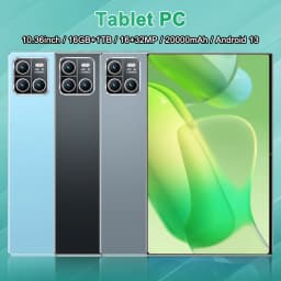 Portable 10.36 Inch Android 13 Global Tablet, 14-Core Powerful Chipset, 16Gb+1Tb Storage Space, 20000Mah Large Capacity Battery, 5g Dual Sim & Wifi, 16Mp+32Mp Hd Dual Cameras