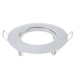 10PCS Recessed LED Spotlight Frame Satin Nickel White Black Chrome Fitting Suit for GU10/MR16 Bulb Downlight Fixture
