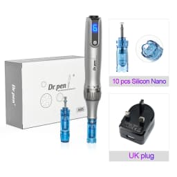 Dr. Pen M8S Microneedling Pen with 12 Replacement Cartridges Wireless Derma Microneedle Pen Kit ≤0.25mm Needle Skin Care Tool