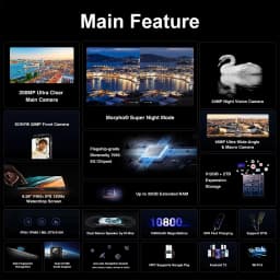 DOOGEE V30 Pro Rugged Smartphone Android 13 6.58" FHD 120Hz Display 32GB+512GB 10800mAh 200MP Camera Dimensity 7050 Moible Phone
