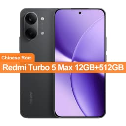 China Version Redmi Turbo 5 Max 512GB/256GB 50MP+20MP Camera 6.83 inch AMOLED Screen Dimensity 9500s 9000mAh Battery 100W