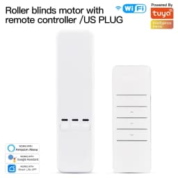 MOES Tuya WiFi Smart Motor Electric Chain Roller Blinds Shade Shutter Drive RF Remote Kit Smart Life App via Alexa/Google