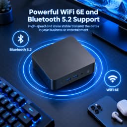 2026 NEW Mini PC 16GB RAM 1/2TB SSD Windows 11 Pro Intel I3-6006U Gaming Office 4K HDMI WiFi6 BT5.2 Desktop Portable Computer PC