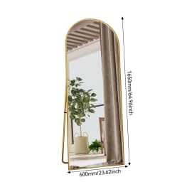 Rosahqnda Full Length Mirror 53x162cm Standing Mirror,Wall Mounted, Leanning, Floor Mirror,Full Body as Dressing Vanity Mirror