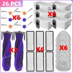 Fit For ( Narwal Freo Z10 Ultra / 나르왈 프레오 Z10 울트라 ) Vacuum Parts Main Roller Side Brush Cover Filter Mop Cloth Dust Bag