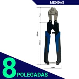 Ppliers Scissors Rebar Cut Cables Steel 8 Pol Cr-V 6mm