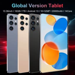 16GB+1TB Android 13 16MP+32MP 5G Global Version Pad 10.36 Inch 20000mAh WPS+5G WiFi Bluetooth Dual SIM Phone Call Tablet