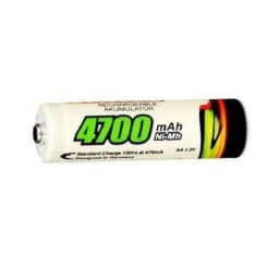 Pilha AA Sugdupg – Recarregável 4700mAh, Kit com 4 Unidades para Dispositivos Eletrônicos