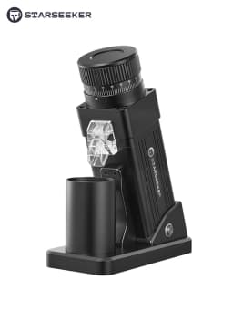 STARSEEKER E55Pro Electric Coffee Grinder 55MM Titanium Cone Burr Stepless Adjustment Espresso Brew Coffee Bean Grinder Black