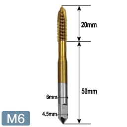 1/5/7pcs HSS Tap Set Hand Thread Screw Taps M3 M4 M5 M6 M8 High Hardness Titanium Coated Threading Tools for Metalworking