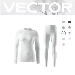 VECTOR Men Women Ski Thermal Underwear Sets Quick Dry Functional Compression Tracksuit Tight Snowboarding Tops and Pants Adult