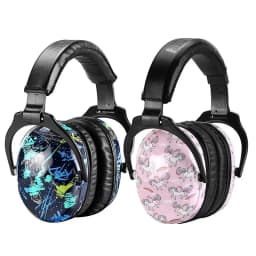 ZOHAN Kids Ear Protection Earmuffs Noise Reduction Headset for Autism Toddler Study Defenders Sleep Soundproof Cover Gift 2 Pack
