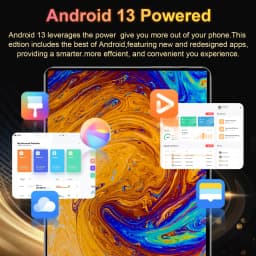 20000mAh Large Battery 10.36 Inch 5G Tablet 2025 New Android13.0 10 Core 16GB 1TB Dual SIM WiFi Bluetooth GPS WPS With Keyboard